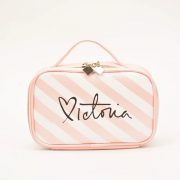 Túi đựng mỹ phẩm Victoria hồng 1